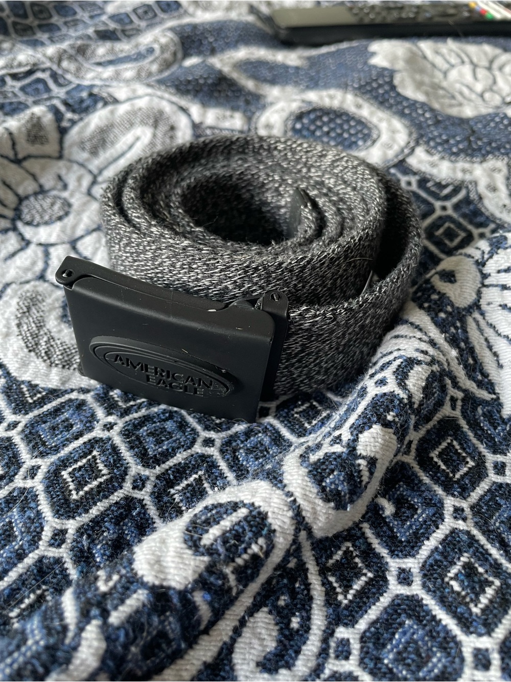 American eagle canvas salt and pepper belt